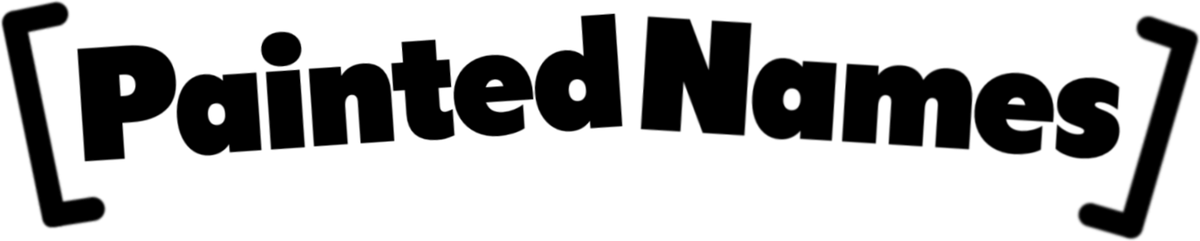 The Painted Names wordmark in brackets