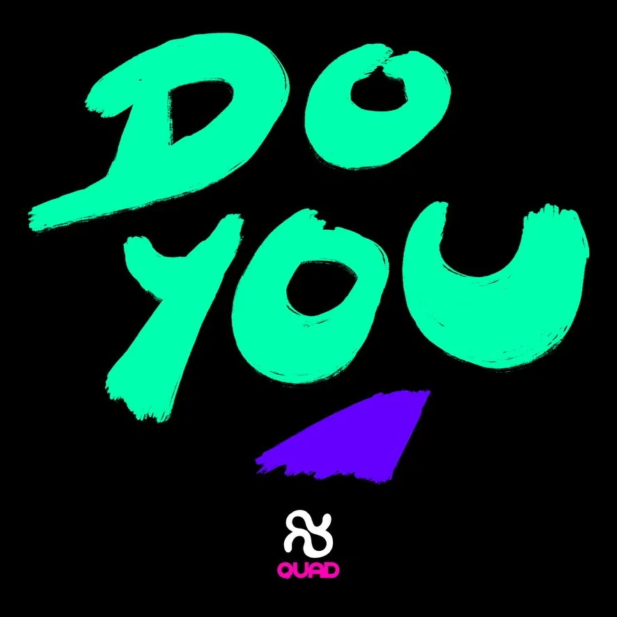 DO YOU poster in mint on black